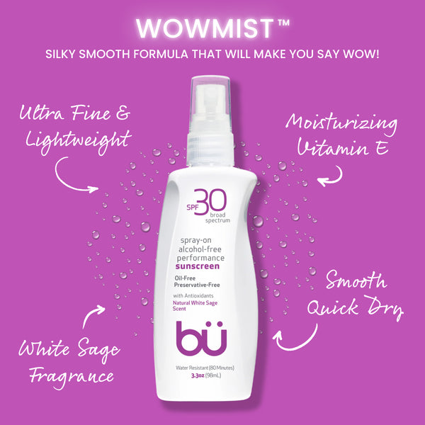 Bu SPF 30 Ultrafine WOWmist™ Sunscreen - White Sage