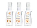 3 Pack- Bu SPF 30 Ultrafine WOWmist Sunscreen - Natural Citrus