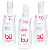 3-Pack (3.3oz) BU SPF 50 - Nature’s Sunscreen™-Alcohol-Free Sunscreen Spray w/natural essence of Sage